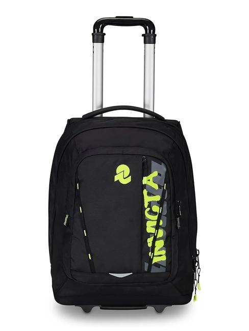 INVICTA BUMP GRS CAMBIA COLORE 14" laptop trolley backpack with 2 wheels black/yellow - Backpack trolleys