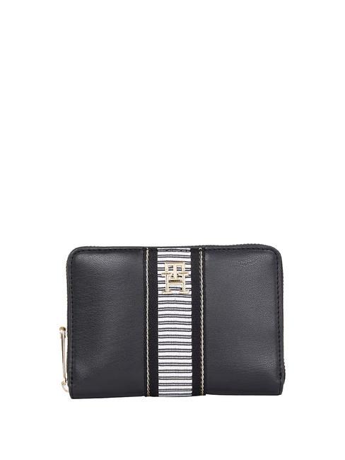 TOMMY HILFIGER FRESH Small zip around wallet black - Women’s Wallets