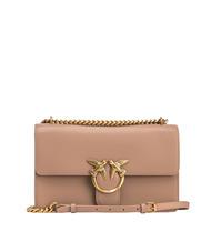 PINKO CLASSIC LOVE BAG One simply bag ginger biscuit-antique gold - Women&rsquo;s Bags - 1