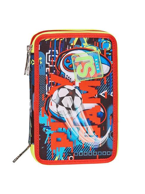 SJGANG FUNNYGOAL 3-zip case FIERY RED - Cases and Accessories