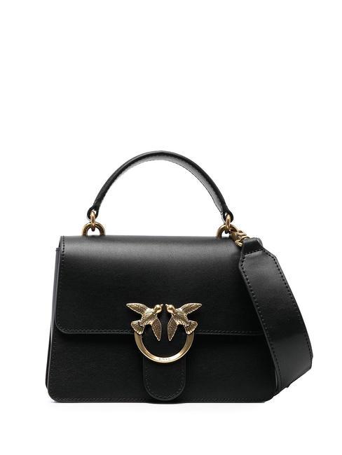PINKO MINI LOVE BAG Bag with handle black-antique gold - Women’s Bags