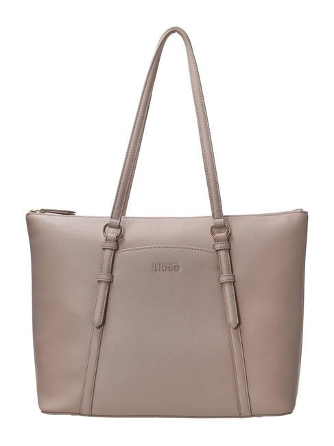 LIUJO NEVET Large shoulder tote bag rose smoke - Women’s Bags
