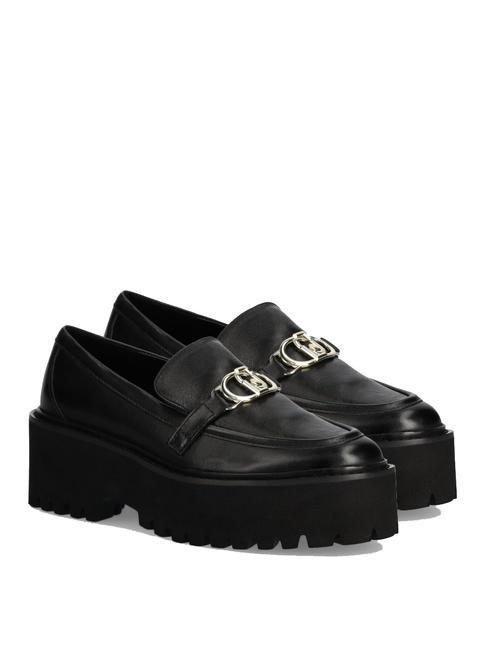LIUJO FORTY 01 Platform loafers black - Women’s shoes