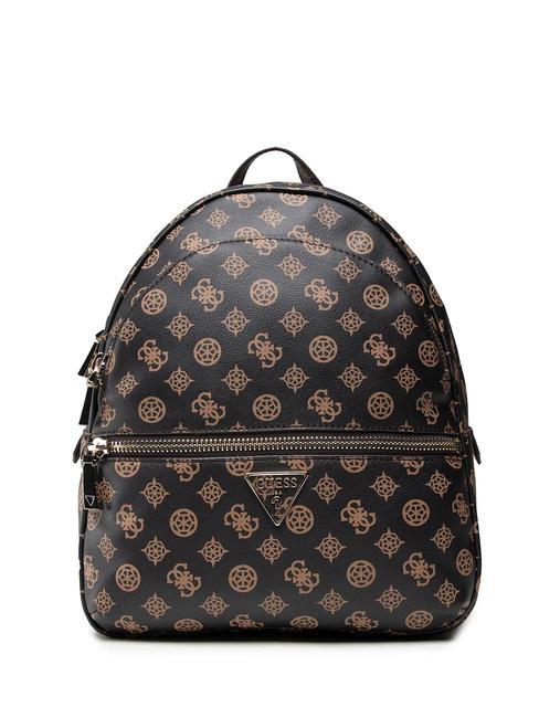 GUESS MANHATTAN 4G L Backpack vikky large roo tote bag mochalog - Women’s Bags