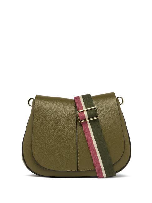 GIANNI CHIARINI HELENA ROUND Leather bag with double shoulder strap move - Women’s Bags