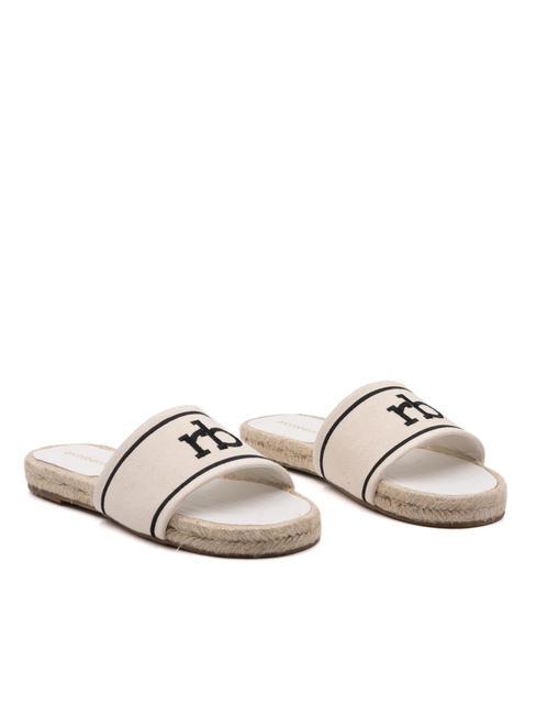 ROCCOBAROCCO RB Canvas slipper off white - Women’s shoes