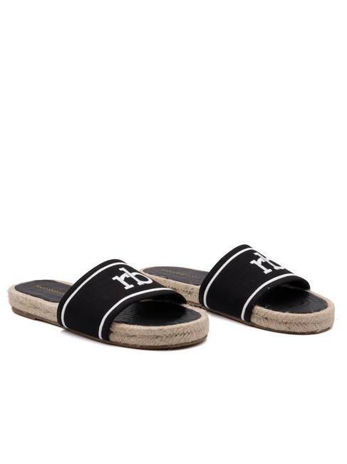ROCCOBAROCCO RB Canvas slipper black - Women’s shoes