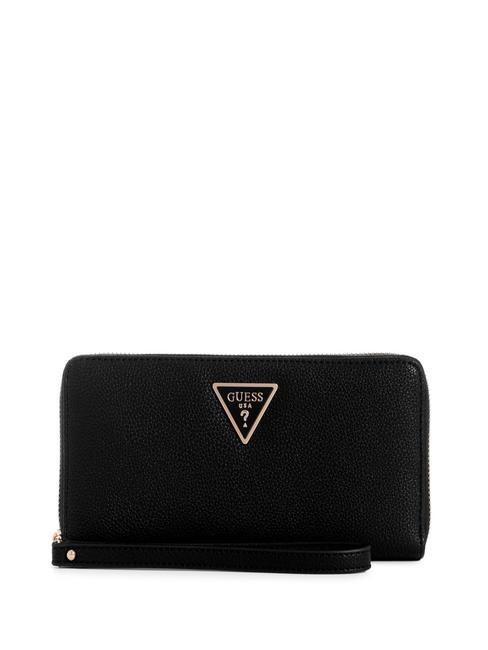 GUESS LAUREL  Zip around wallet BLACK - Women’s Wallets