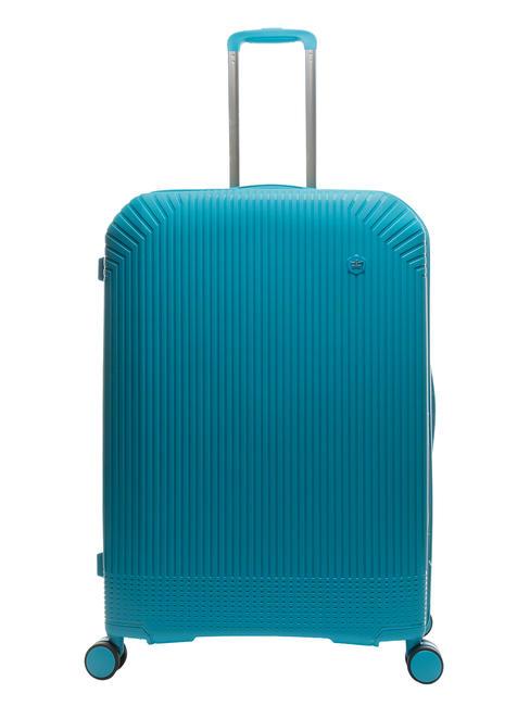 LESAC LIGHT POP 1 Large expandable trolley fashion blue - Rigid Trolley Cases