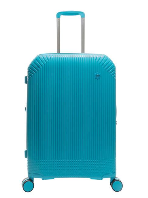LESAC LIGHT POP 1 Medium expandable trolley fashion blue - Rigid Trolley Cases