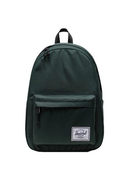 HERSCHEL CLASSIC XL  15.6" laptop backpack darkest spruce - Backpacks & School and Leisure