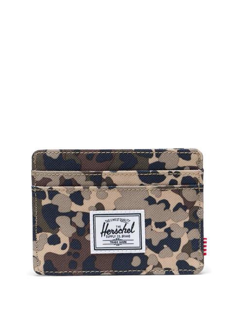 HERSCHEL CHARLIE  Flat card holder terrain camo - Women’s Wallets
