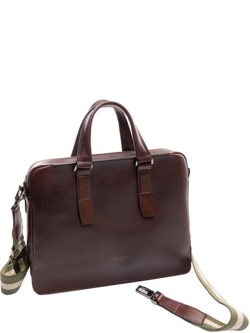 PIQUADRO PIONEER PC briefcase 14 " MORO - Work Briefcases