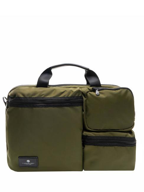 SPALDING MULTYPOCKET Briefcase with shoulder strap green - Work Briefcases