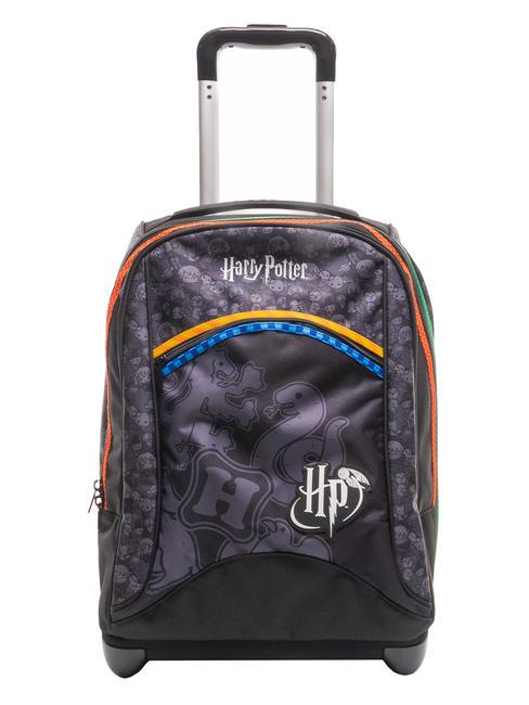 HARRY POTTER HOGWARTS Backpack with trolley Black - Backpack trolleys