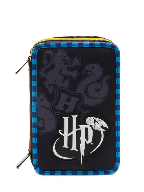HARRY POTTER HOGWARTS Pencil case with complete school kit Black - Cases and Accessories