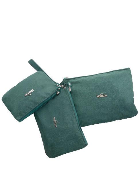 KIPLING IAKA L WRISTLET Trio clutch bag with cuff bloom rose - Women’s Bags