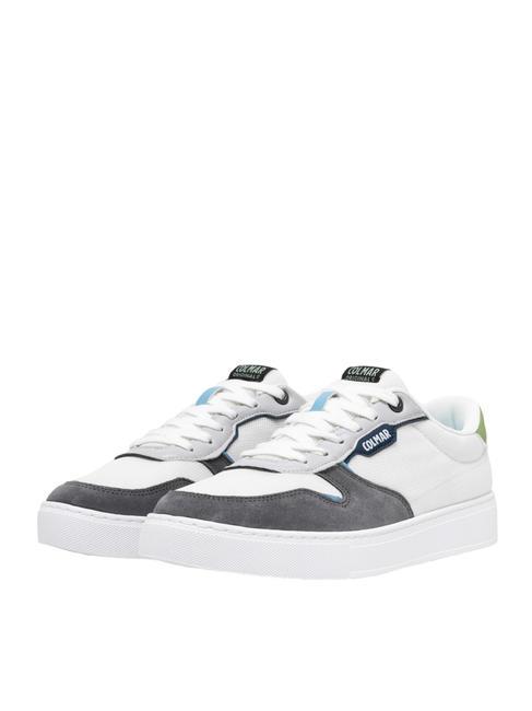 COLMAR TOKYO SHOOT Sneakers white-dk gray-green - Men’s shoes