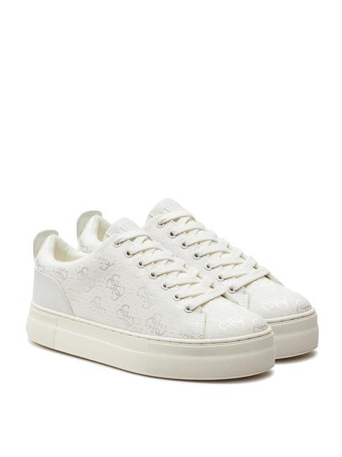 GUESS GIAA13 Jacquard sneakers white - Women’s shoes
