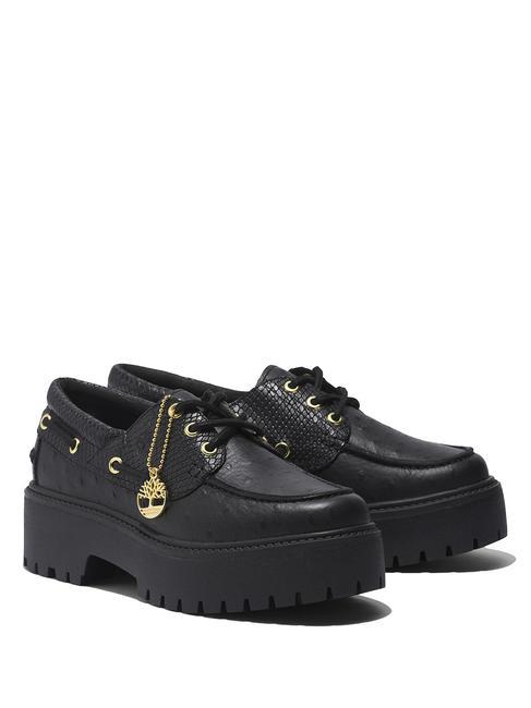 TIMBERLAND STONE STREET  Leather shoes Jetblack - Women’s shoes