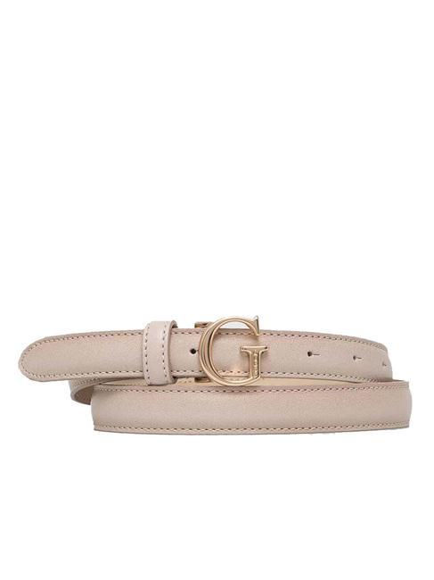 GUESS G BUCKLE Leather belt STONE - Belts