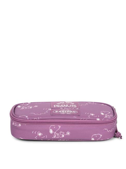 EASTPAK OVAL SINGLE PEANUTS Pencil case peanuts pink - Cases and Accessories