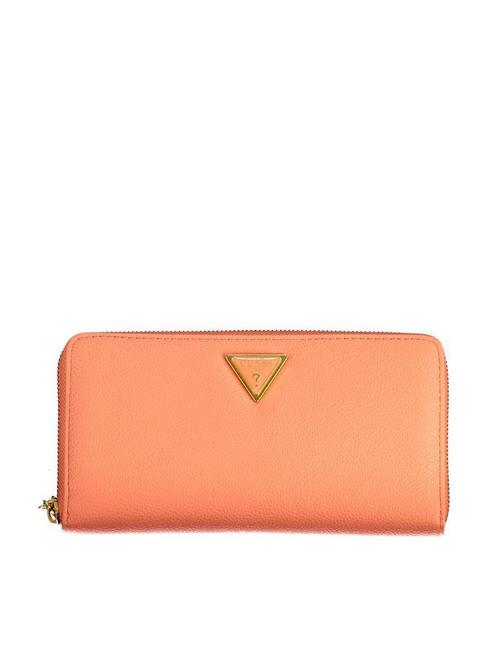 GUESS COSETTE  Zip around wallet orange - Women’s Wallets