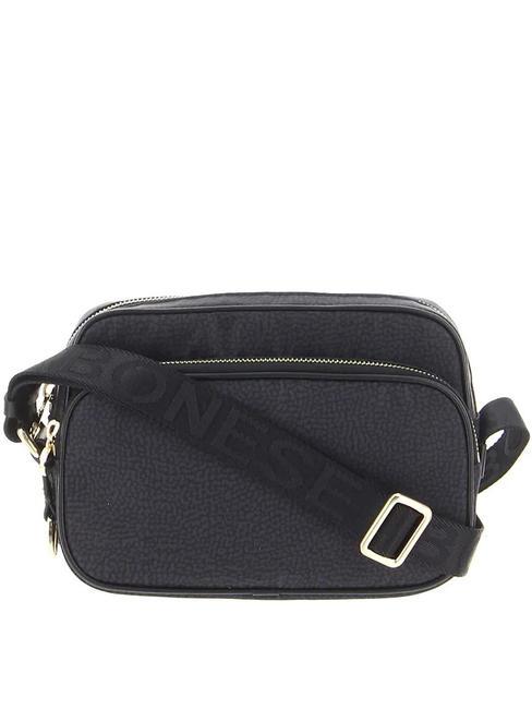 BORBONESE CAMERA CASE SMALL ECO LINE  Shoulder bag dark black - Women’s Bags