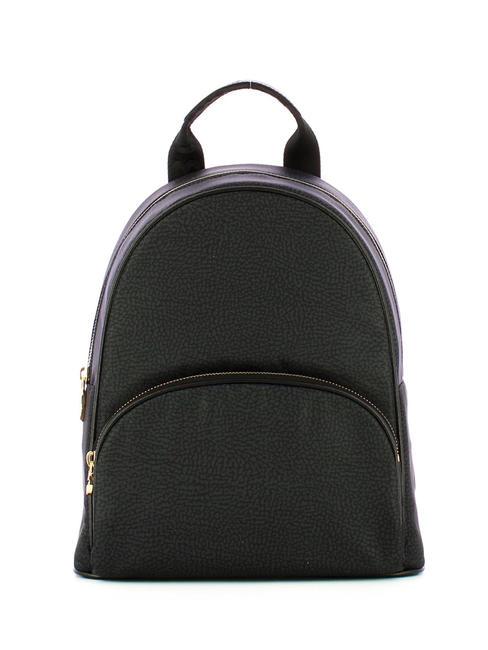 BORBONESE MEDIUM ECO LINE Women's Backpack dark black - Women’s Bags