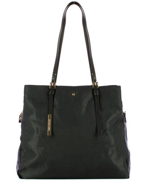 BORBONESE L'ECOLE NYLON  Shoulder bag, with shoulder strap dark black - Women’s Bags