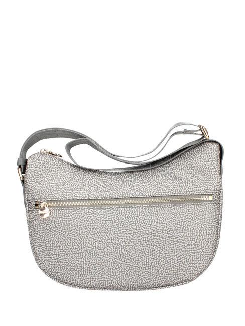 BORBONESE LUNA BAG SMALL ECO LINE LUNA Hobo bag, Small cloud - Women’s Bags