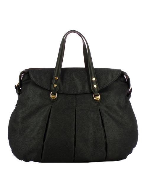 BORBONESE CROISSANT  Hand bag, with shoulder strap dark black - Women’s Bags