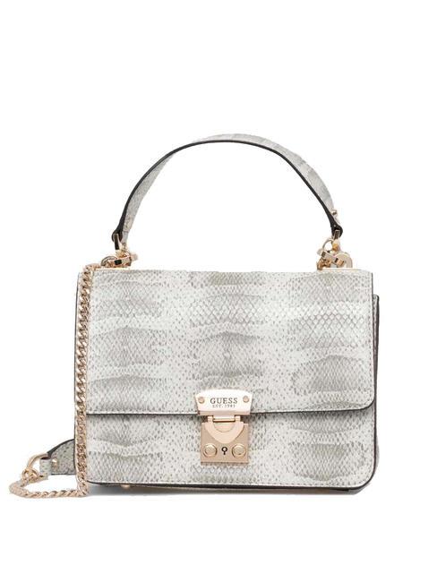 GUESS ELIETTE Shoulder bag with flap lalie beauty natural - Women’s Bags