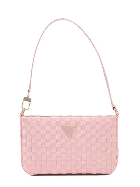 GUESS TWILLER Mini woven shoulder bag pale pink - Women’s Bags