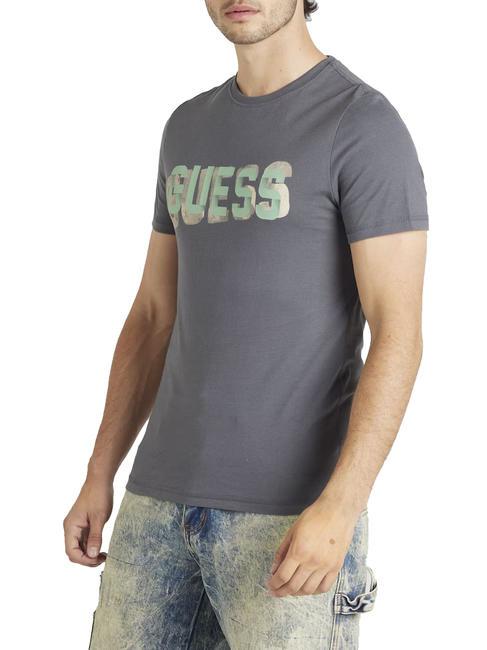 GUESS SS CN LOGO Cotton T-shirt artillery grey - T-shirt