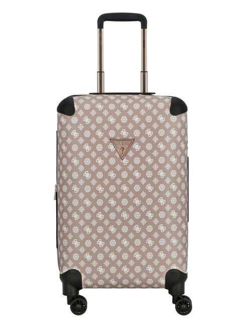 GUESS WILDER 4G PEONY Hand luggage trolley rosewood - Hand luggage