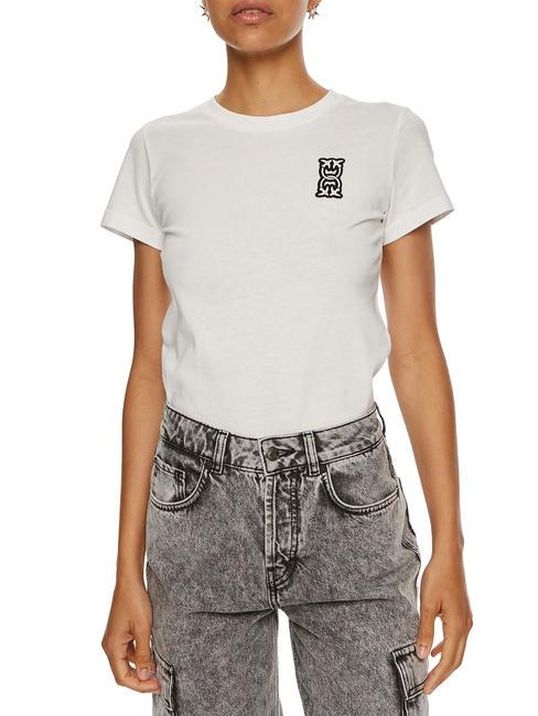 PINKO BUSSOLOTTO  Cotton T-Shirt white-snow white - T-shirt