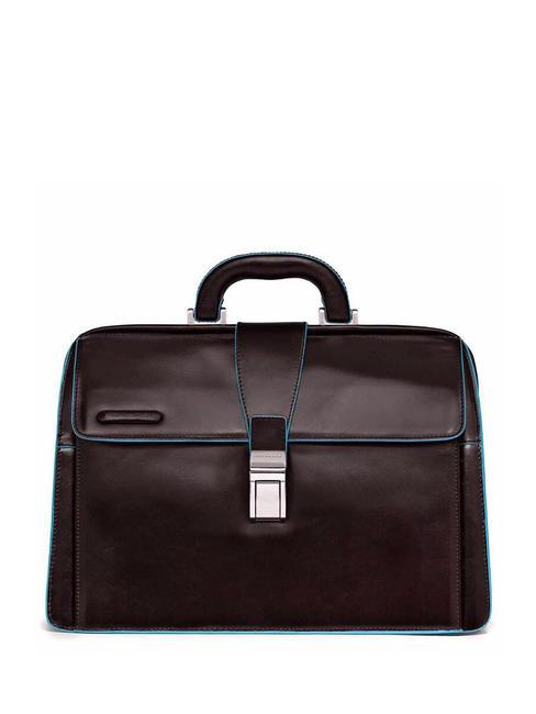 PIQUADRO BLUE SQUARE  Leather Doctor Bag mahogany - Work Briefcases