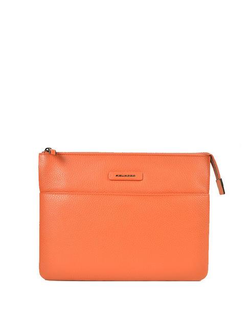 PIQUADRO MODUS Men's iPad® clutch bag orange - Work Briefcases