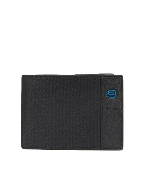 PIQUADRO wallet PULSE P16 line black chevron - Men’s Wallets