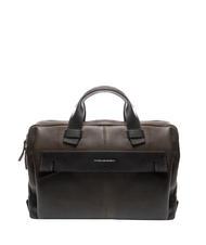 PIQUADRO PYRAMID Leather briefcase for pc 14 " - Work Briefcases