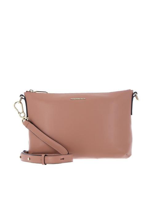 MANDARINA DUCK LUNA Flat bag in leather desert sand - Women’s Bags