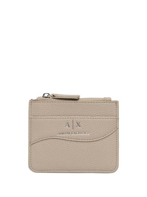 ARMANI EXCHANGE A|X Card holder with zip pisco - Women’s Wallets