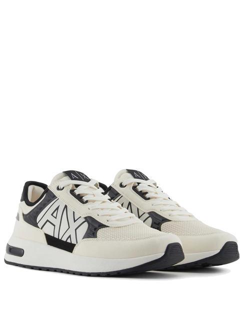 ARMANI EXCHANGE DUSSELDORF Sneakers Man off white+black - Men’s shoes