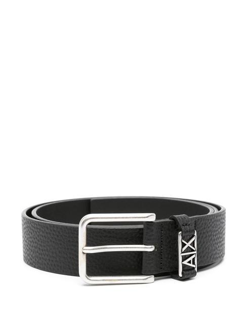 ARMANI EXCHANGE CASUAL  Leather belt Black - Belts
