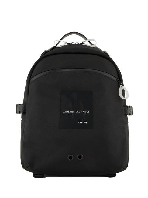 ARMANI EXCHANGE MIXMAG 15.6" laptop backpack Black - Laptop backpacks