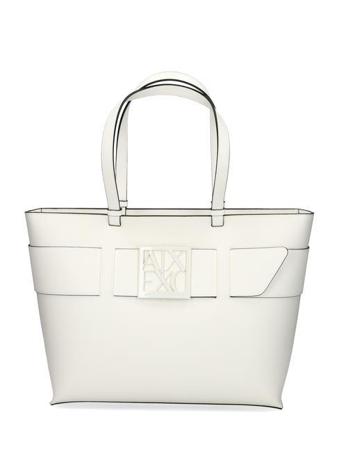 ARMANI EXCHANGE A|X BUCKLE Shoulder bag optical white - Women’s Bags