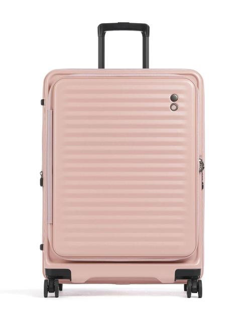 ECHOLAC CELESTRA FA  Medium trolley, expandable pink - Rigid Trolley Cases