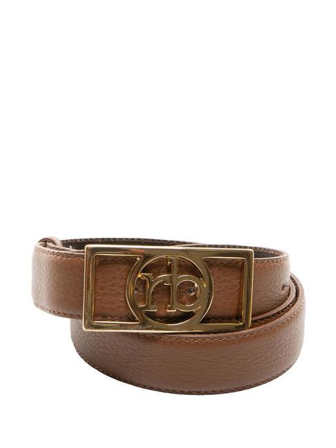 ROCCOBAROCCO RB SQUARE Leather belt nude - Belts