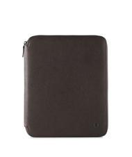 PIQUADRO BLACK SQUARE Leather A4 clipboard - Tablet holder& Organizer